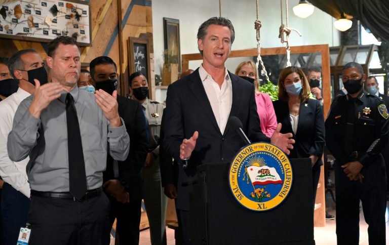 Newsom touts rival shoplifting and drugs ballot initiative to weaken Prop 47