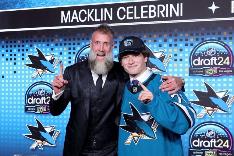 San Jose Sharks sign Macklin Celebrini to entry level contract