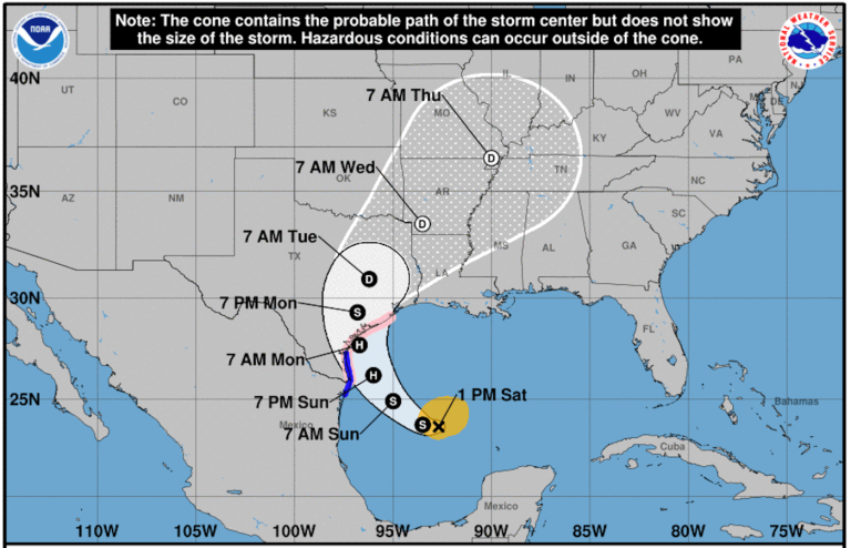 Beryl expected to regain hurricane strength before Texas landfall